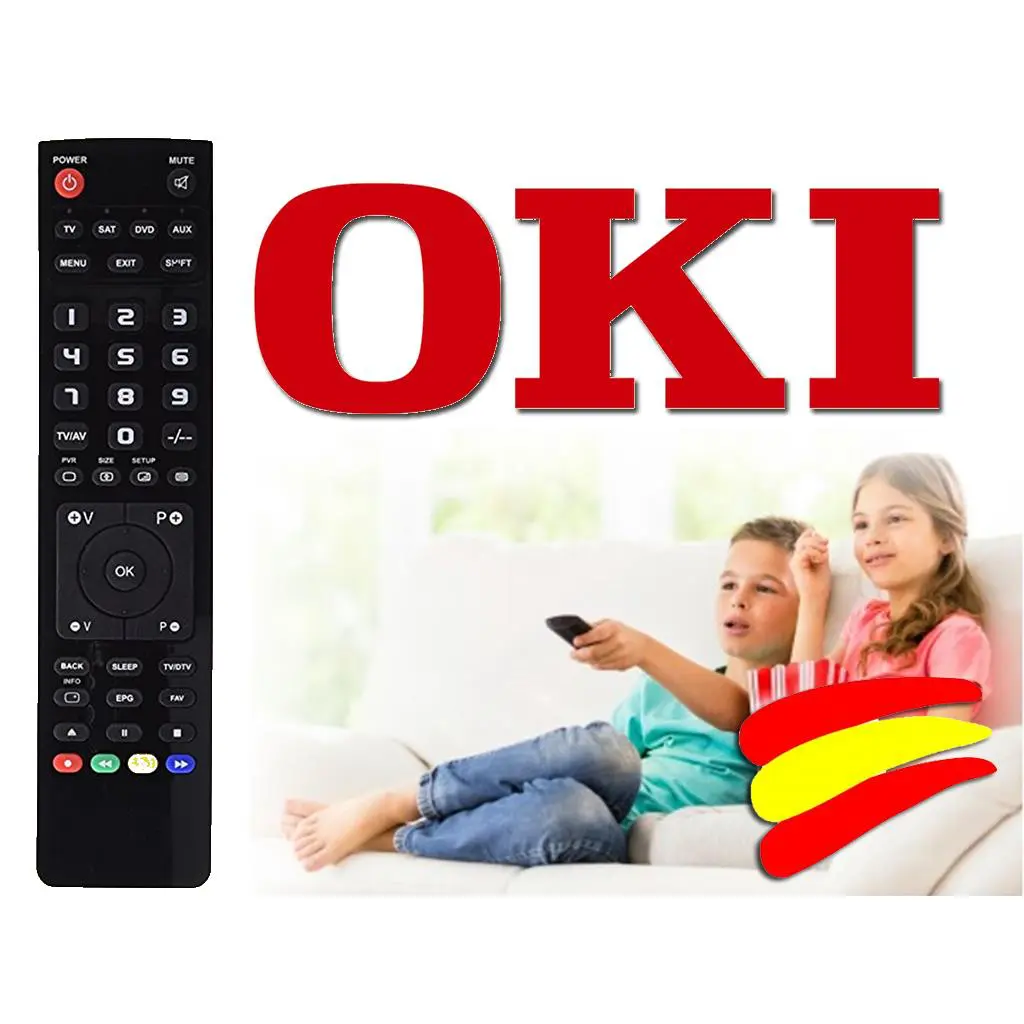 Mando a Distancia sustituto para TV OKI B32E-LED1i